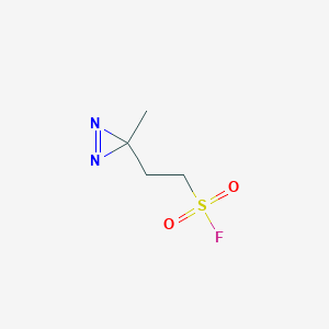 2-(3-methyl-3H-diazirin-3-yl)ethane-1-sulfonylfluoride