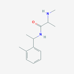 molecular formula C13H20N2O B13536019 2-(Methylamino)-N-(1-(o-tolyl)ethyl)propanamide 