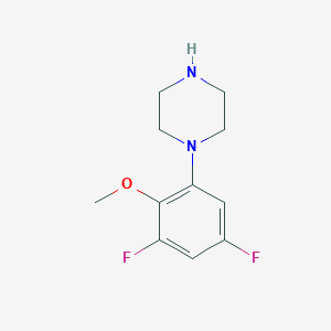 1-(3,5-Difluoro-2-methoxyphenyl)piperazine