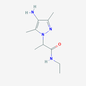 2-(4-Amino-3,5-dimethyl-1h-pyrazol-1-yl)-N-ethylpropanamide