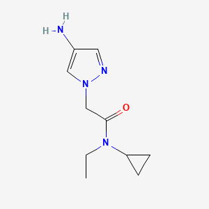 2-(4-Amino-1h-pyrazol-1-yl)-N-cyclopropyl-N-ethylacetamide