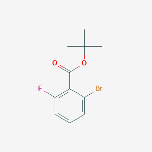 molecular formula C11H12BrFO2 B13536155 Tert-butyl 2-bromo-6-fluorobenzoate 