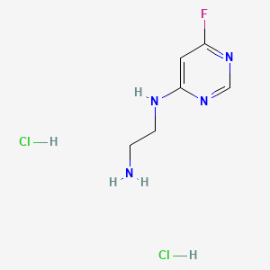 N1-(6-fluoropyrimidin-4-yl)ethane-1,2-diamine dihydrochloride