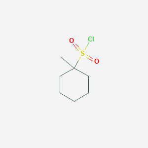 molecular formula C7H13ClO2S B13536164 1-Methylcyclohexane-1-sulfonyl chloride 