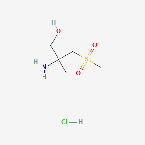 2-Amino-3-methanesulfonyl-2-methylpropan-1-olhydrochloride