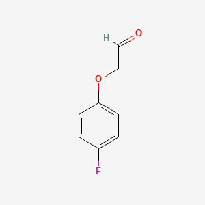 molecular formula C8H7FO2 B1353620 2-(4-氟苯氧基)乙醛 CAS No. 59769-38-9