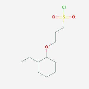 3-((2-Ethylcyclohexyl)oxy)propane-1-sulfonyl chloride