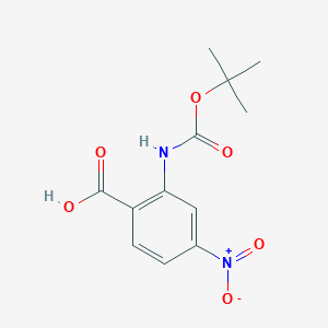 2-tert-Butoxycarbonylamino-4-nitrobenzoic acid