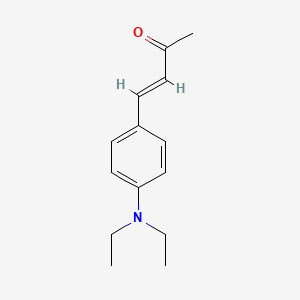 molecular formula C14H19NO B13536249 4-[4-(Diethylamino)phenyl]but-3-en-2-one 