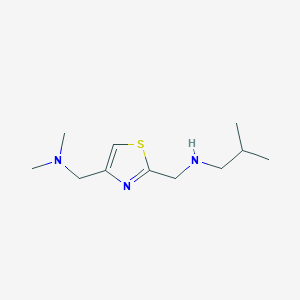 n-((4-((Dimethylamino)methyl)thiazol-2-yl)methyl)-2-methylpropan-1-amine