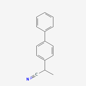 2-(4-Phenylphenyl)propanenitrile