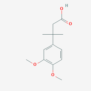 3-(3,4-Dimethoxyphenyl)-3-methylbutanoic acid