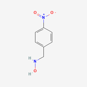 molecular formula C7H8N2O3 B13536307 N-hydroxy-4-nitrobenzylamine CAS No. 2912-97-2