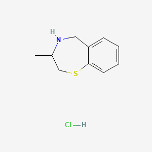 3-Methyl-2,3,4,5-tetrahydro-1,4-benzothiazepine hydrochloride