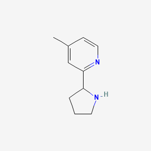 4-Methyl-2-(pyrrolidin-2-yl)pyridine