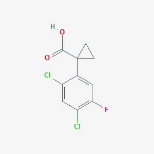 1-(2,4-Dichloro-5-fluorophenyl)cyclopropane-1-carboxylic acid