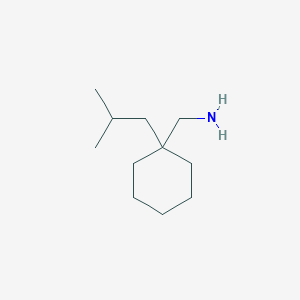 molecular formula C11H23N B13536431 (1-Isobutylcyclohexyl)methanamine 