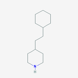 molecular formula C13H25N B1353645 4-(2-Cyclohexylethyl)piperidine 