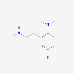 2-(2-aminoethyl)-4-fluoro-N,N-dimethylaniline