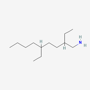 molecular formula C13H29N B13536480 3-(Aminomethyl)-6-ethyldecane 