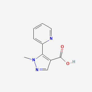 1-Methyl-5-(pyridin-2-yl)-1h-pyrazole-4-carboxylic acid