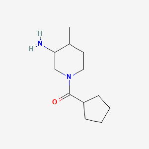 (3-Amino-4-methylpiperidin-1-yl)(cyclopentyl)methanone