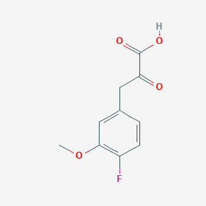 3-(4-Fluoro-3-methoxyphenyl)-2-oxopropanoic acid