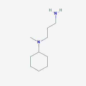 molecular formula C10H22N2 B1353660 N-(3-aminopropyl)-N-cyclohexyl-N-methylamine CAS No. 26735-20-6