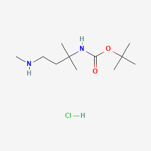 tert-butylN-[2-methyl-4-(methylamino)butan-2-yl]carbamatehydrochloride