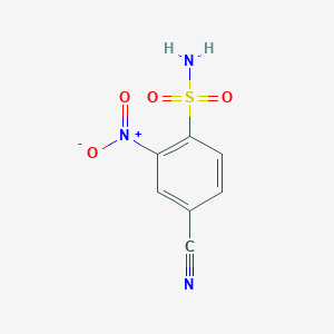 4-Cyano-2-nitrobenzenesulfonamide