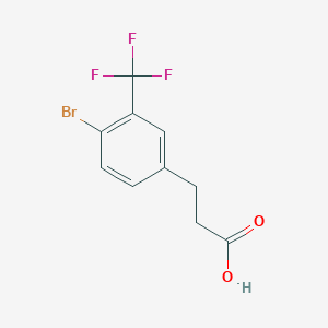 3-(4-Bromo-3-(trifluoromethyl)phenyl)propanoic acid