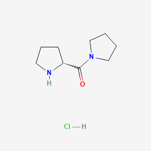 (2R)-2-(pyrrolidine-1-carbonyl)pyrrolidinehydrochloride