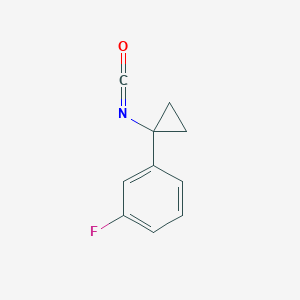 1-Fluoro-3-(1-isocyanatocyclopropyl)benzene