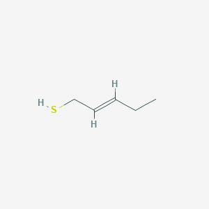 molecular formula C5H10S B13536634 Pent-2-ene-1-thiol 