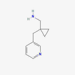 (1-(Pyridin-3-ylmethyl)cyclopropyl)methanamine