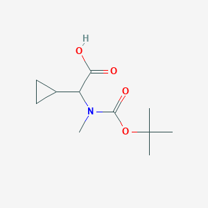 2-[Tert-butoxycarbonyl(methyl)amino]-2-cyclopropyl-acetic acid