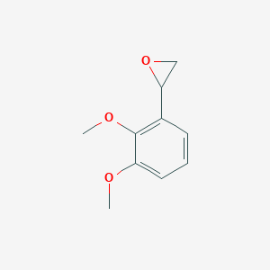 molecular formula C10H12O3 B13536744 2-(2,3-Dimethoxyphenyl)oxirane 