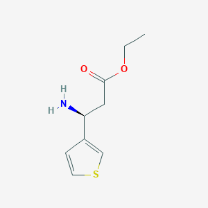 Ethyl (s)-3-amino-3-(thiophen-3-yl)propanoate