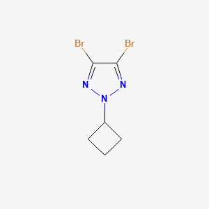 4,5-dibromo-2-cyclobutyl-2H-1,2,3-triazole