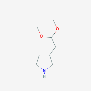 3-(2,2-Dimethoxyethyl)pyrrolidine