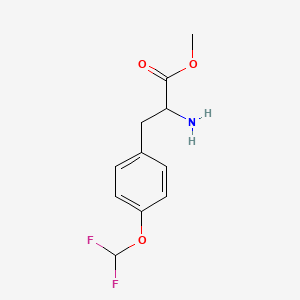 Methyl 2-amino-3-[4-(difluoromethoxy)phenyl]propanoate