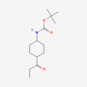 tert-butyl N-(4-propanoylcyclohexyl)carbamate