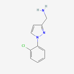 (1-(2-Chlorophenyl)-1h-pyrazol-3-yl)methanamine