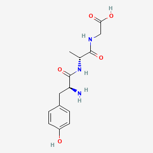 B1353689 Tyrosyl-alanyl-glycine CAS No. 69537-64-0