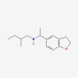 n-(1-(2,3-Dihydrobenzofuran-5-yl)ethyl)-2-methylbutan-1-amine