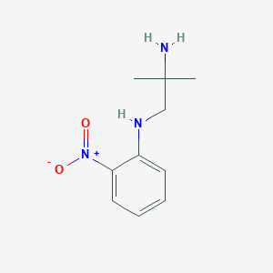 2-methyl-N1-(2-nitrophenyl)propane-1,2-diamine