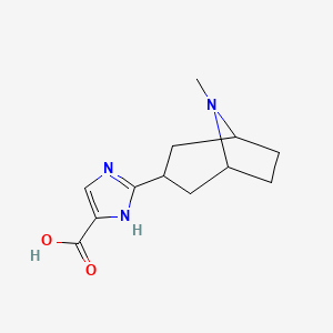 2-(8-Methyl-8-azabicyclo[3.2.1]octan-3-yl)-1H-imidazole-4-carboxylic acid