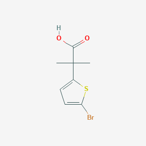 2-(5-Bromothiophen-2-yl)-2-methylpropanoic acid