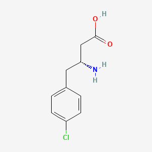 molecular formula C10H12ClNO2 B1353701 (R)-3-氨基-4-(4-氯苯基)丁酸 CAS No. 678969-21-6