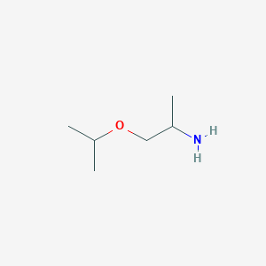 molecular formula C6H15NO B13537019 1-Isopropoxypropan-2-amine 